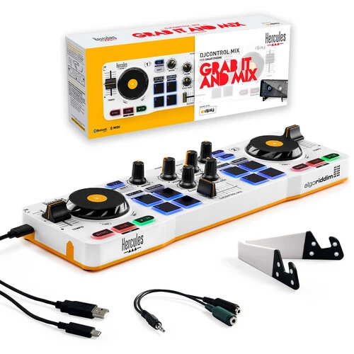 Hercules DJControl Mix DJ Software Controller with Algoriddim djay App