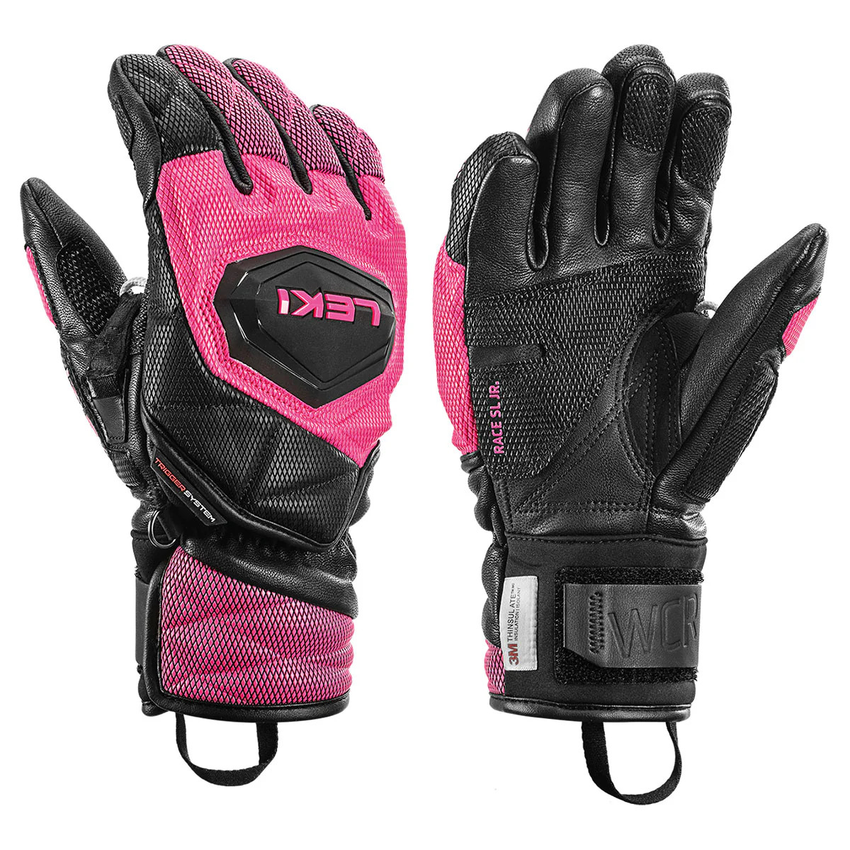 Leki Junior WCR Venom 3D Ski Gloves | Race Werks