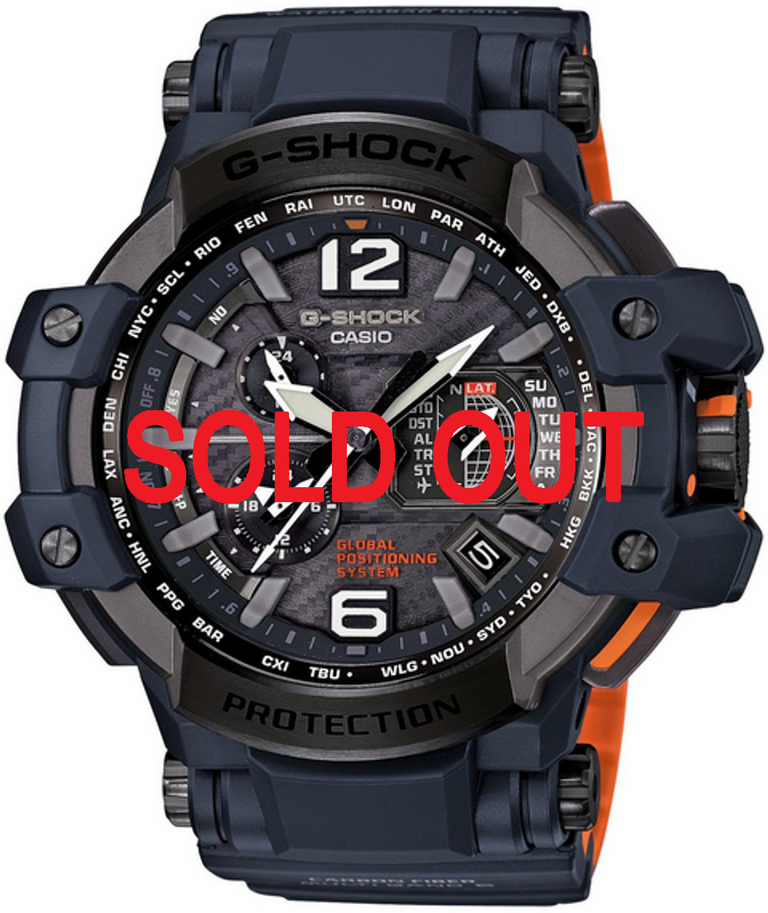 Casio GPS Gravity Master Aviation Navy | GPW1000-2A | GPW-1000-2AJF
