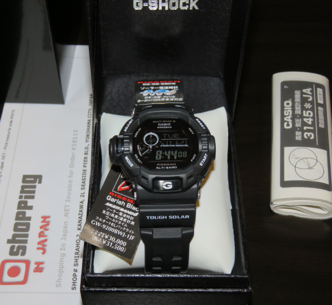 Casio G-Shock Riseman GW-9200BWJ-1JF Garish Black - Shopping In