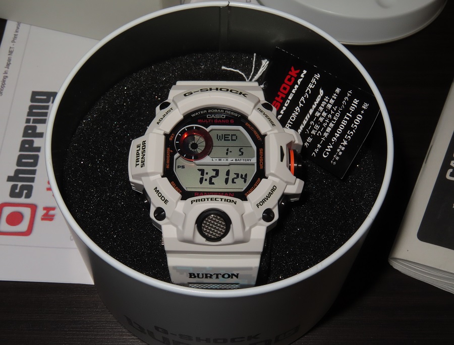 G-Shock Rangeman Burton Snowboards | GW-9400BTJ-8JR | GW9400BTJ-8