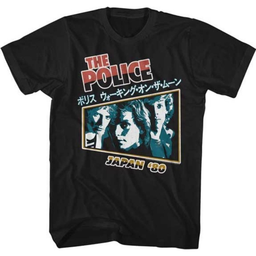 The Police Japan 1980 Men's Unisex Concert T-shirt - Rocker Rags