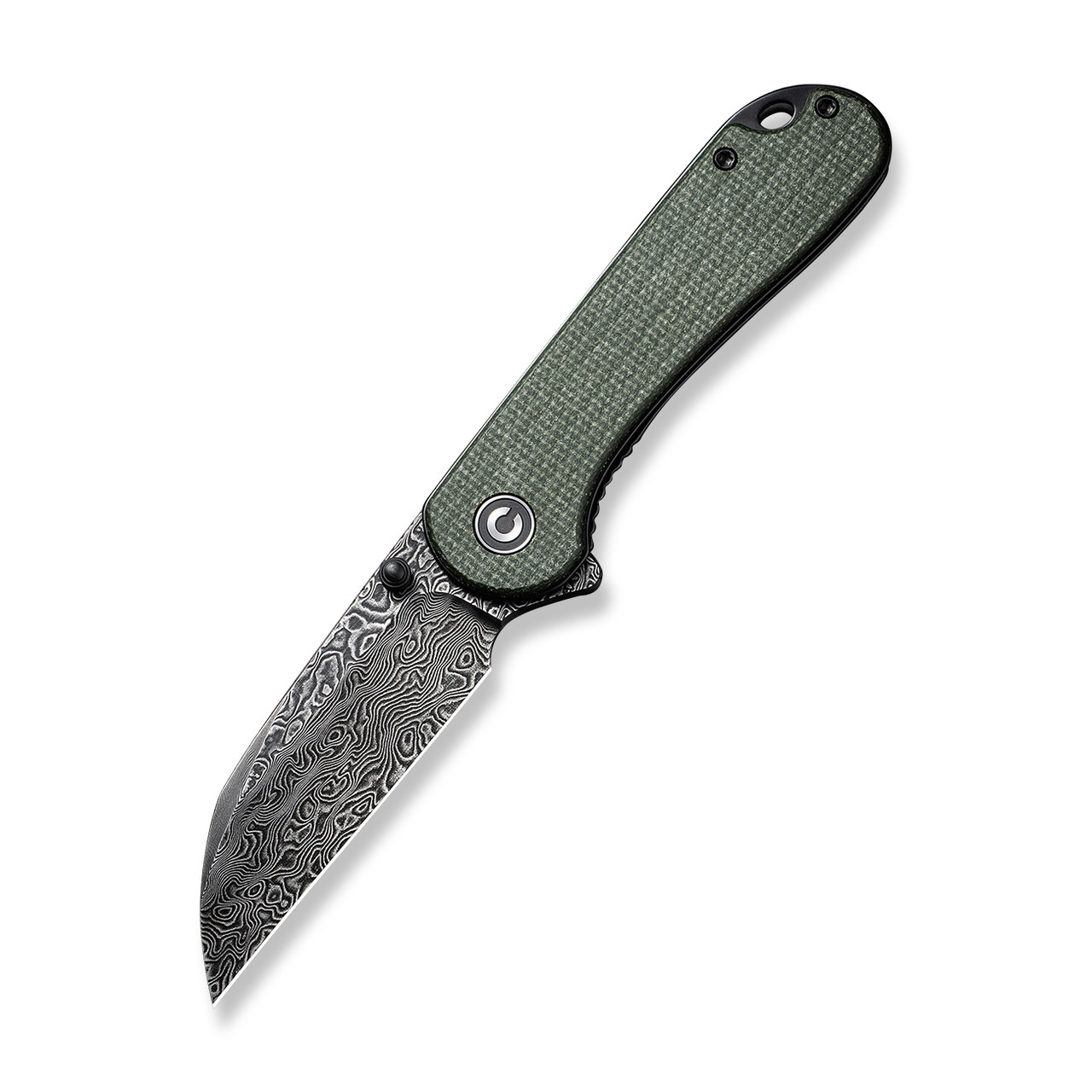 Civivi Elementum Folding Knife Green Canvas Micarta Handle