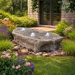 GFRC Fountains | Triple Falls Fountain Kit | Blue Thumb