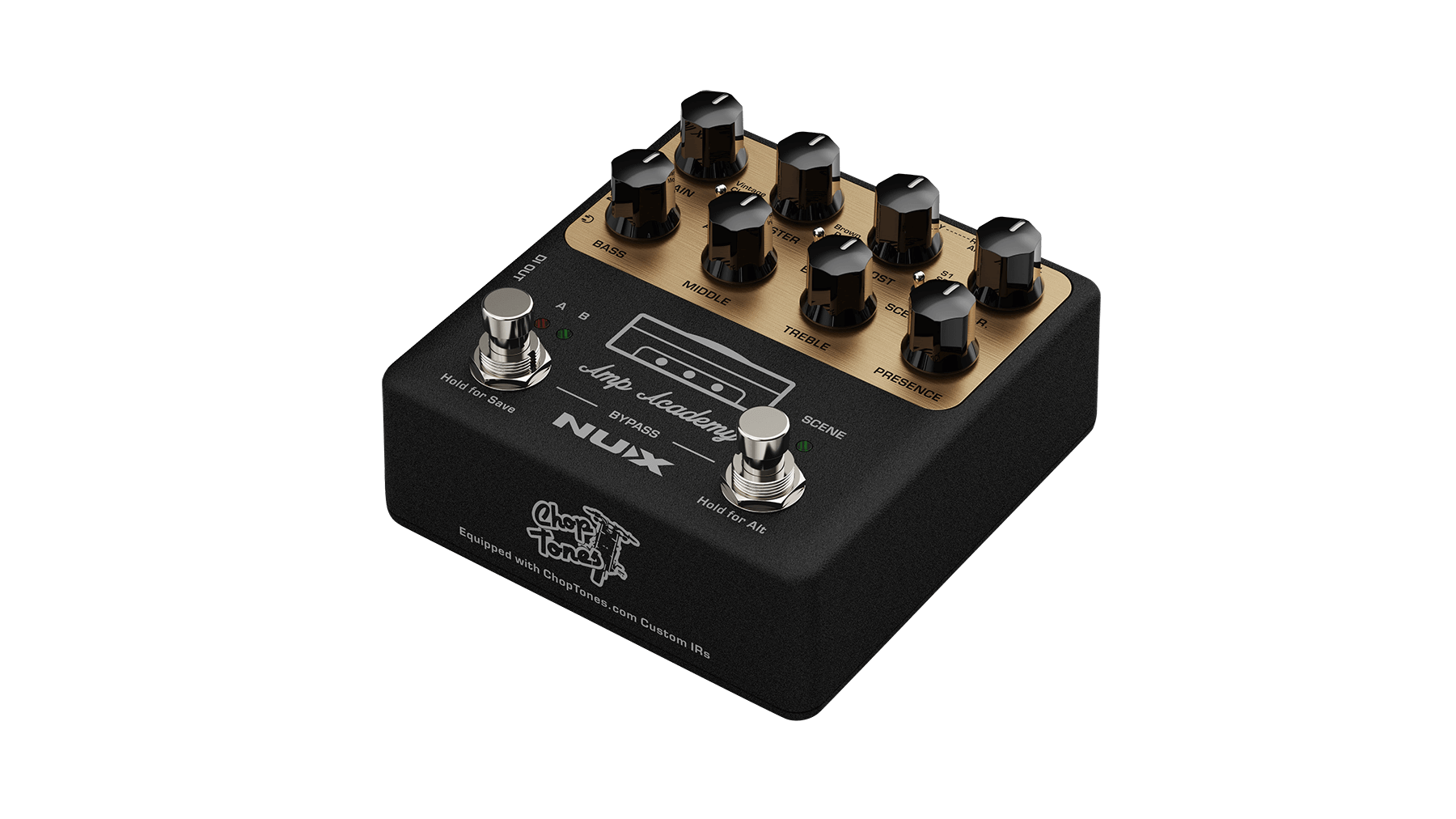 NUX Amp Academy Amp Modeling Stompbox at No Limit Guitar Co