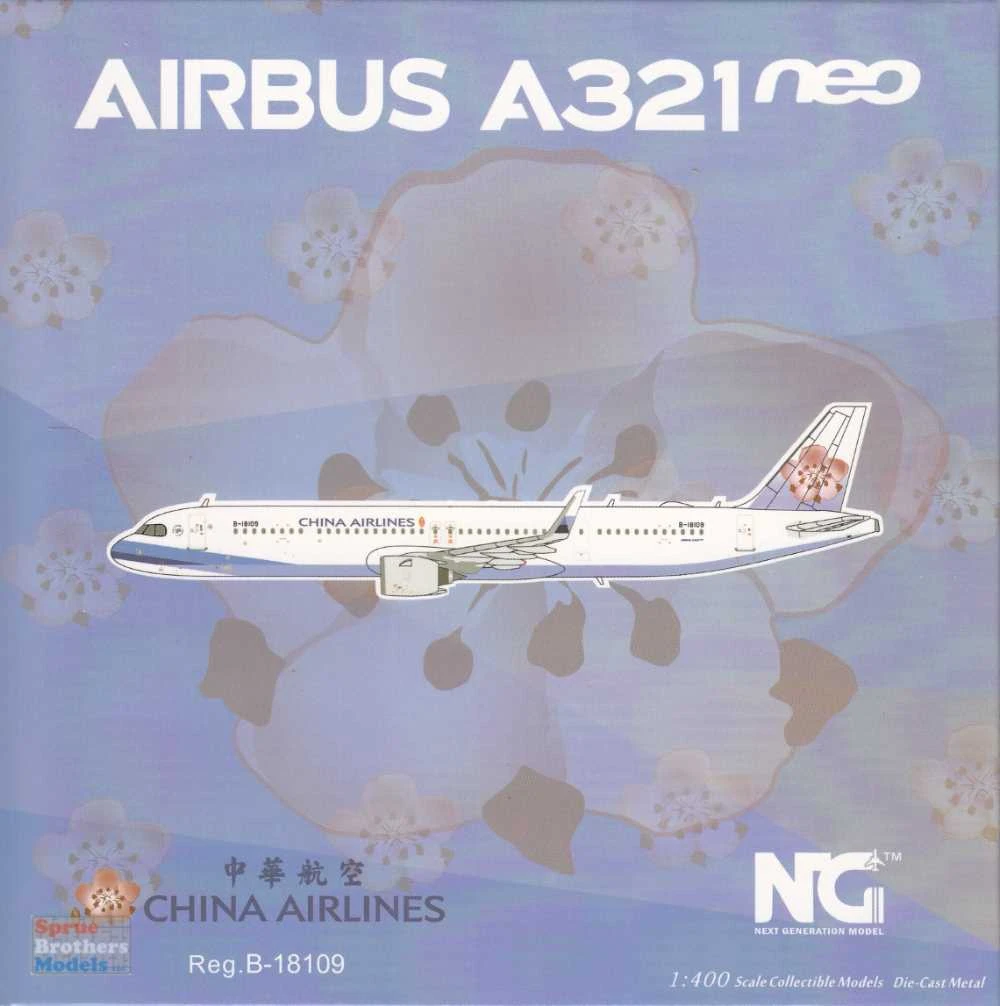 NGM13049 1:400 NG Model China Airlines Airbus A321neo Reg #B-18109