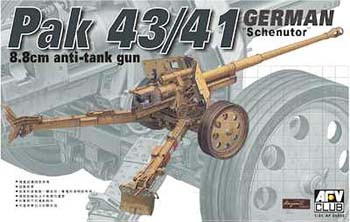 Pak 43/41 German Scheuntor 8.8cm Anti-Tank Gun 1-35 AFV Club