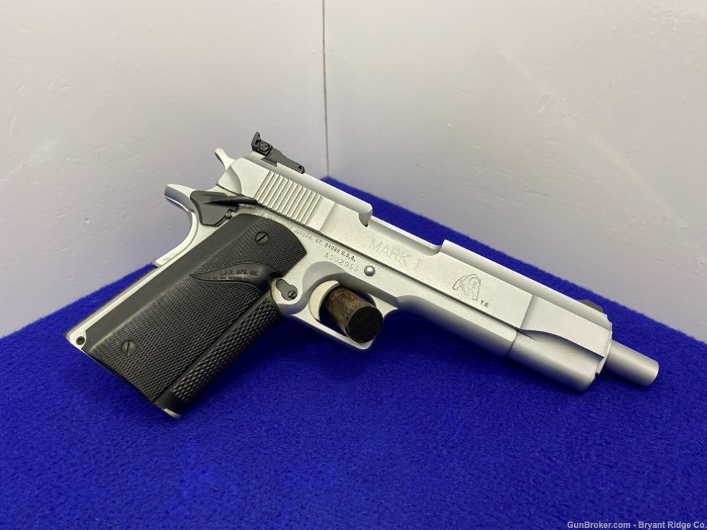 SOLD* LAR Mfg Grizzly Win Mag Mark I .45 WM Chrome 5 3/8