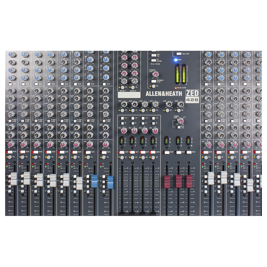 ALLEN & HEATH ZED428 4-Buss Mixer 24 Mic/Line + 2 Dual Stereo Ch