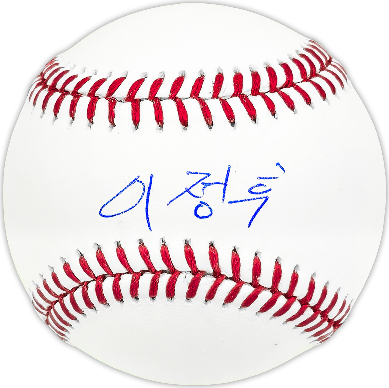 Jung Hoo Lee Autographed Official MLB Baseball San Francisco