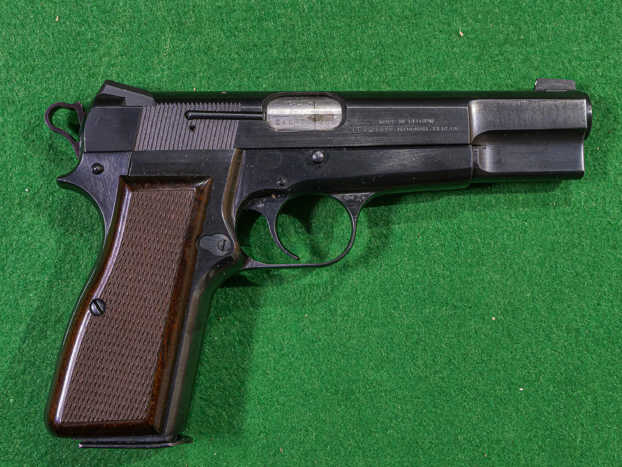 Browning - Hi Power, Blued Finish, Made In Belgium, 9mm. 4.7