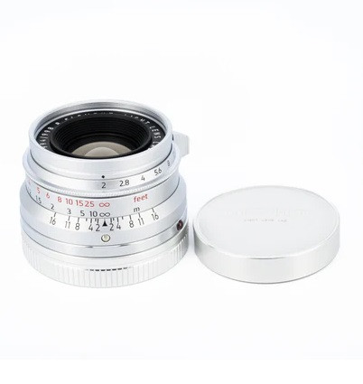 Light Lens Lab 35mm f/2 Collapsible Eight Element Silver Chrome 縮