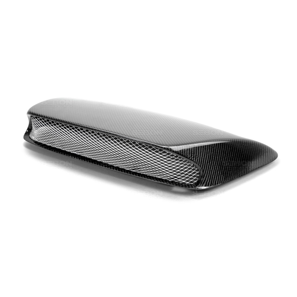 Seibon STI-style carbon fiber hood scoop for 2006-2007 Subaru