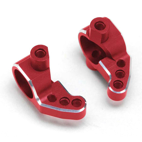 Yokomo 1/10 ALUMINUM Lightweight SP STEERING BLOCK (2PCS) -RED