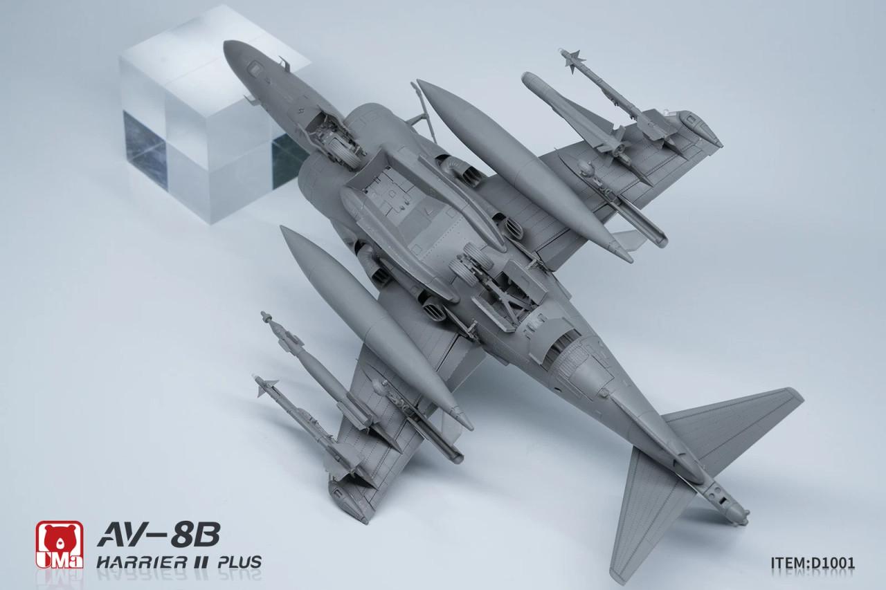 1/48 UMa Model AV-8B Harrier II Plus Plastic Model Kit - Squadron.com