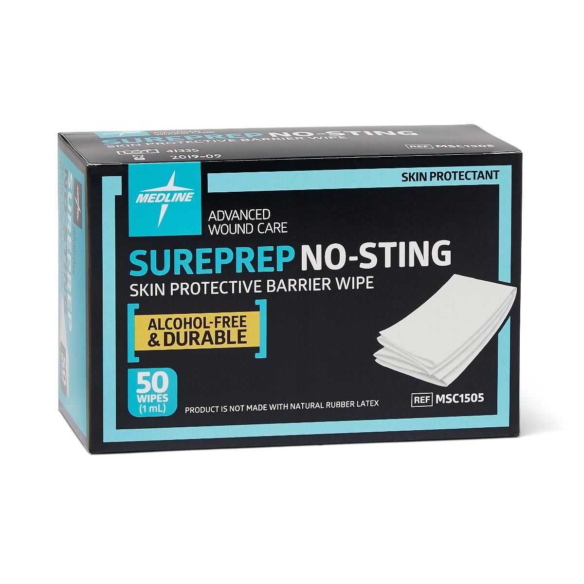MSC1505Z SurePrep No-Sting Skin Protectant Wipes | The Parthenon