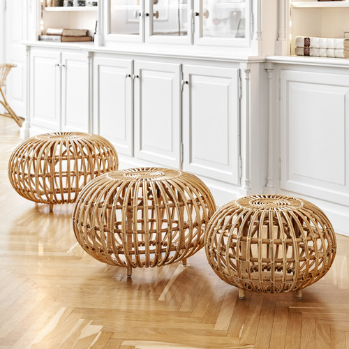 Sika Design Franco Albini Ottoman Small - Rattan Foot Rest