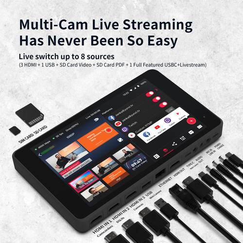 YoloLiv YoloBox Pro | Multi-Camera Encoder, Streamer & Recorder