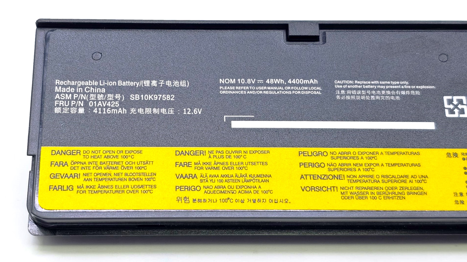 SB10K97583 - 61+ Battery for ThinkPad T470 T480 T570 T580 A475