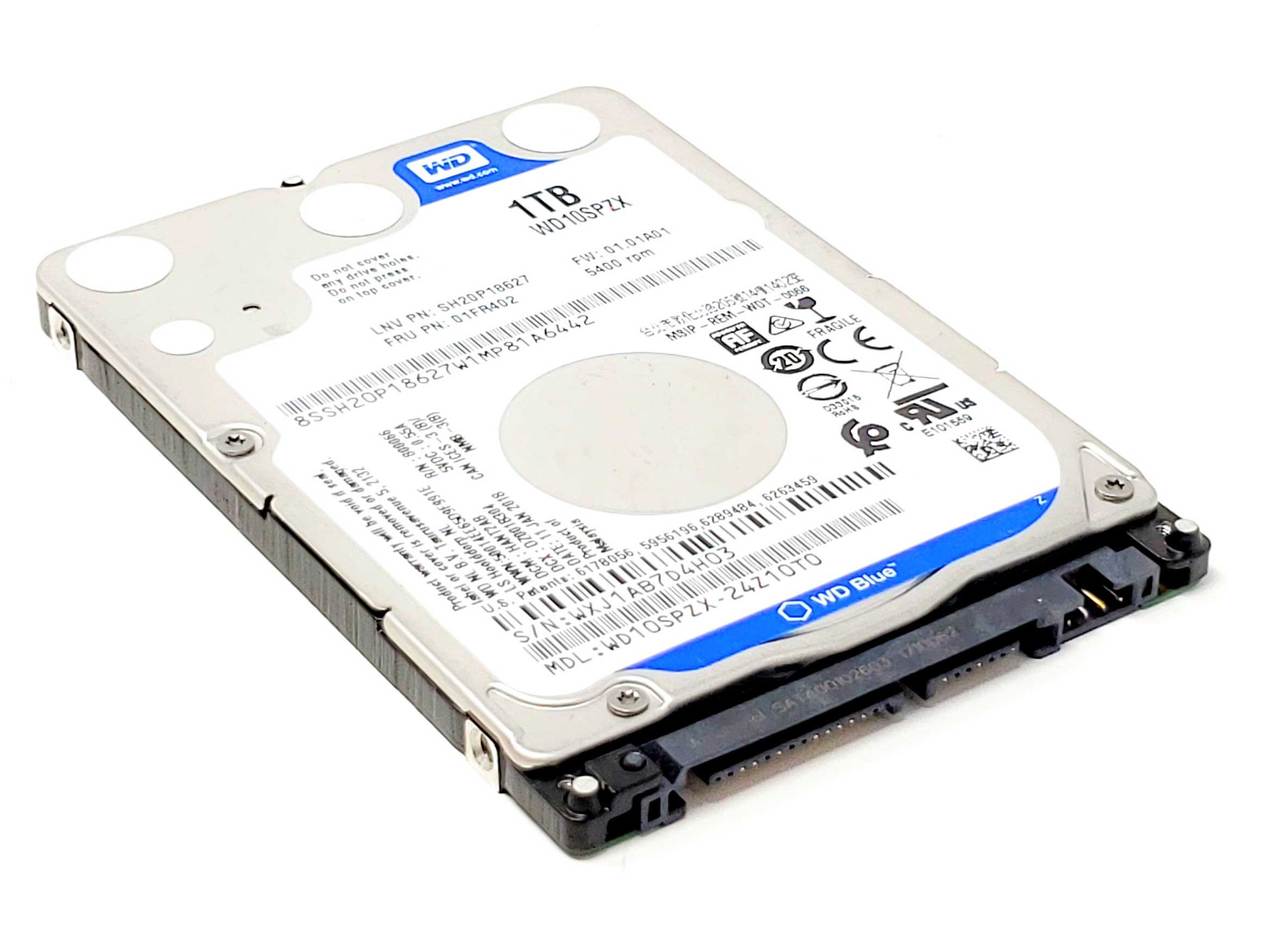 Western Digital WD10SPZX-75Z10T1 - 1TB 5.4K RPM SATA 7mm 2.5