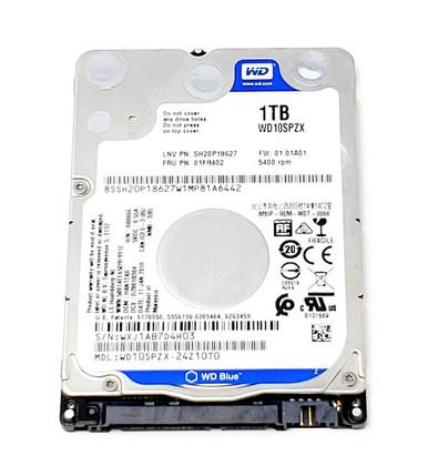Western Digital WD10SPZX-00Z10T0 - 1TB 5.4K RPM SATA 7mm 2.5