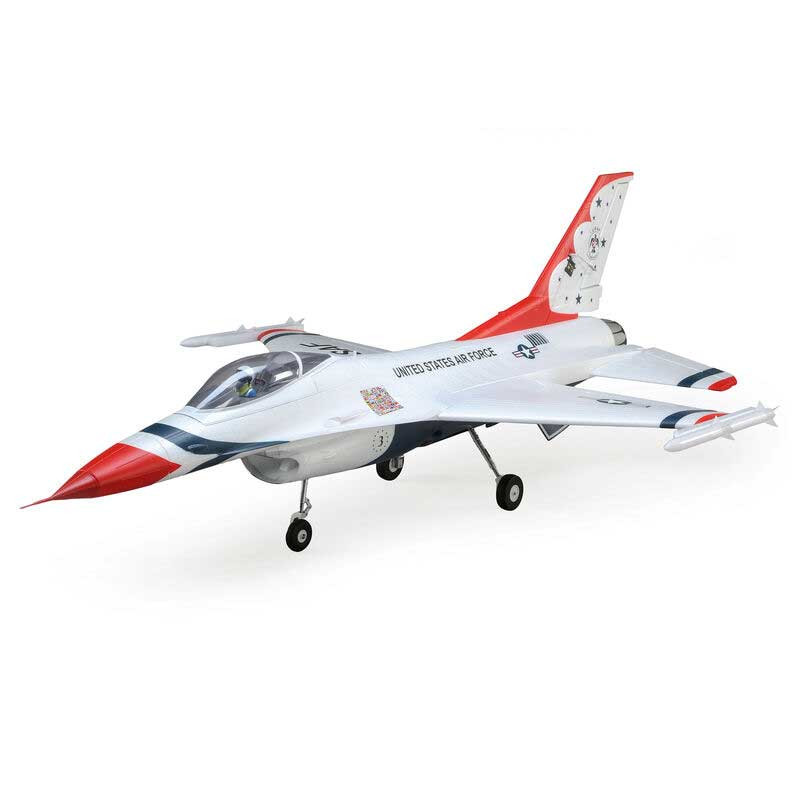 E-Flite F-16 Thunderbirds 70mm EDF Jet BNF Basic w/AS3X & SAFE