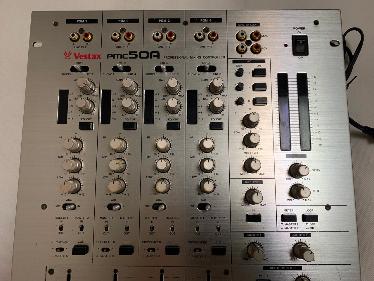 Problem Item! Vestax PMC-50A DJ Mixer Professional Mixing
