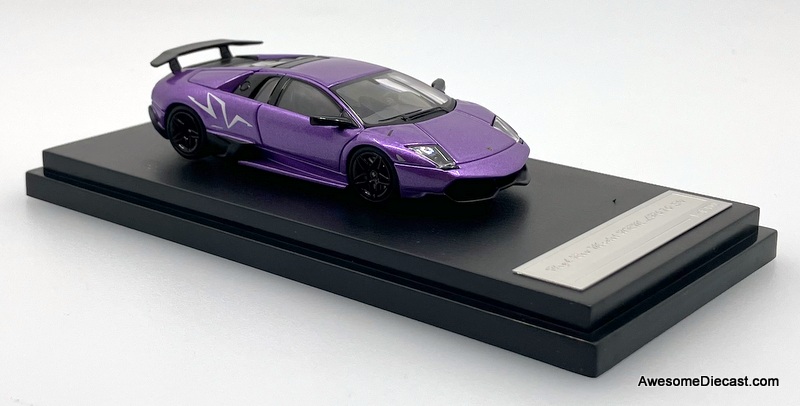 Lamborghini Murcielago LP670-4, Viola Metallic 1:64 Diecast Model