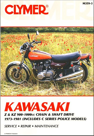 Kawasaki Z1, Z1R, KZ900, KZ1000 Repair Manual 1973-1981 | Clymer