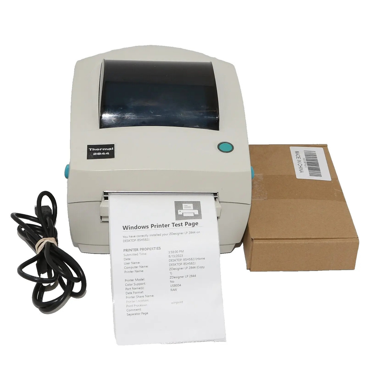 Zebra LP2844 Direct Thermal Label Printer – 4″ Desktop Barcode