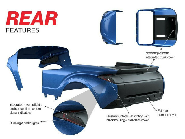EZGO TXT Madjax Storm Full Body Kit with Lights