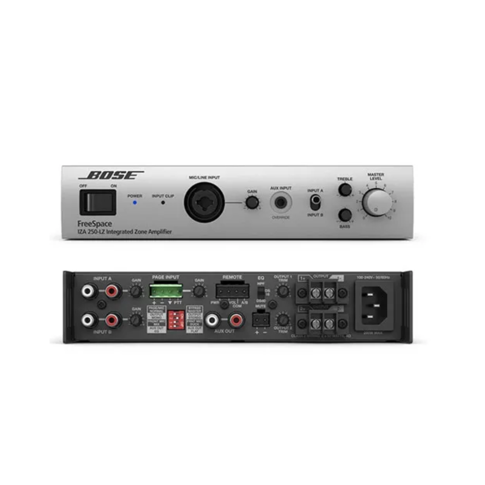 Bose FreeSpace IZA 250-LZ Integrated Zone Amplifier with 4 Wall