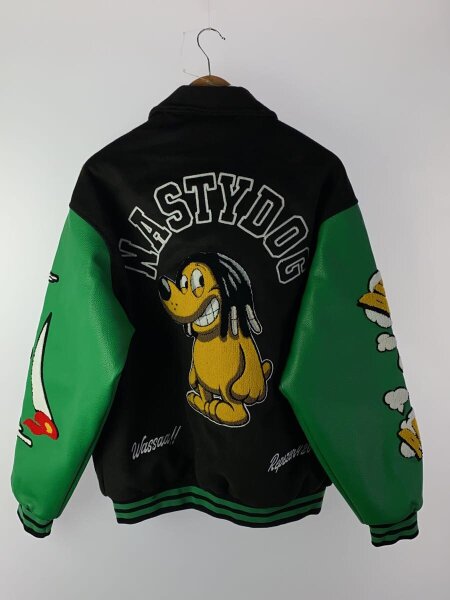 NastyDog(ナスティードッグ) / スタジャン/L/--/BLK/無地 | 古着の販売