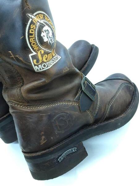 SENDRA(センドラ) / エンジニアブーツ/40/ブラウン/レザー/しわ、傷有