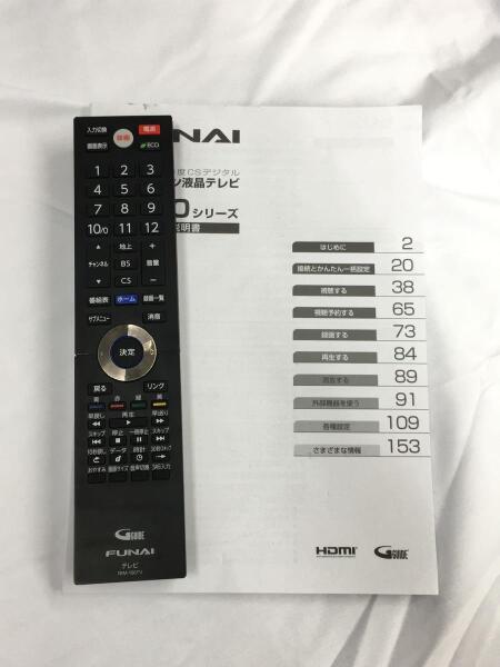 FUNAI(フナイ) / 薄型テレビ・液晶テレビ FL-50U3010 [50インチ