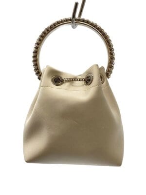 JIMMY CHOO(ジミーチュウ) / Lockett/ショルダーバッグ/レザー/SLV