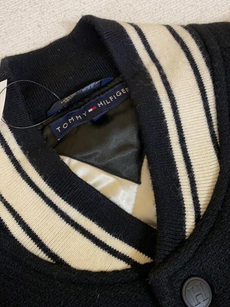 TOMMY HILFIGER(トミーヒルフィガー) / スタジャン/XL/ウール/BLK/114