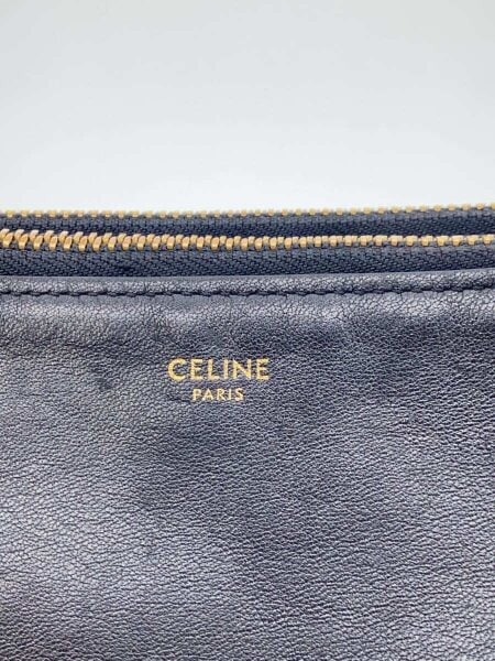 CELINE(セリーヌ) / ショルダーバッグ/レザー/BLK/トリオラージ