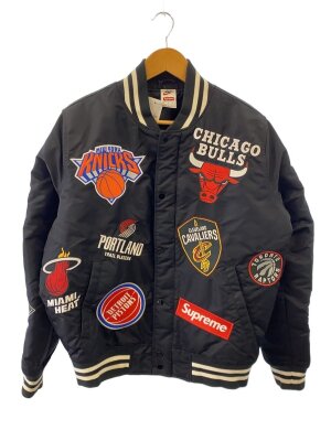 Supreme(シュプリーム) / 19SS/Painted Worn Leather Varsity Jacket