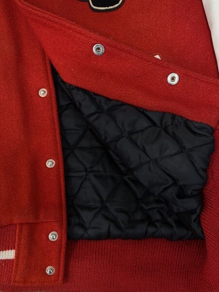 STUSSY(ステューシー) / スタジャン/L/ウール/RED/無地/08/old stussy