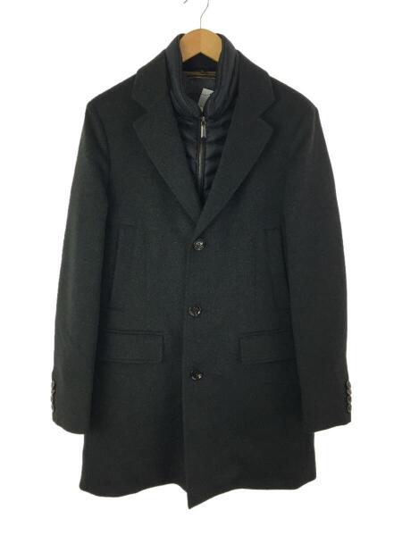 MOORER(ムーレー) / ダウンチェスターコート/48/ウール/BLK/無地