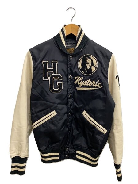 HYSTERIC GLAMOUR(ヒステリックグラマー) / スタジャン/M/ナイロン/BLK