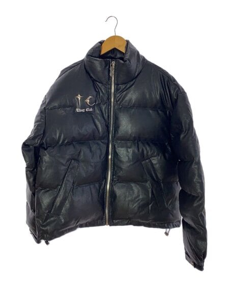 Thug Club(サグクラブ) / ダウンジャケット/3/レザー/BLK/無地