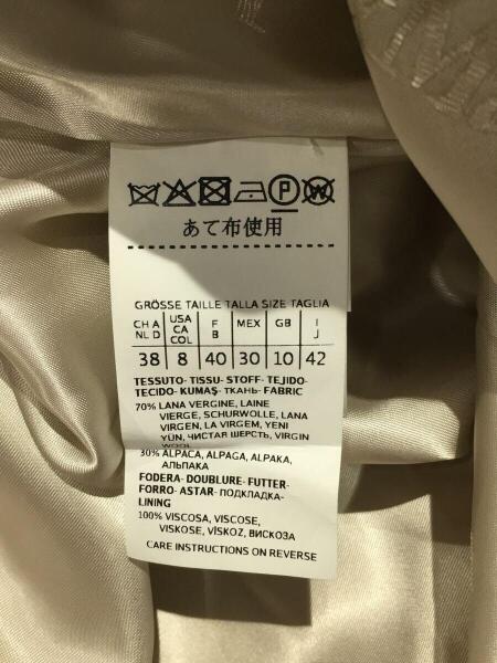 MAX MARA(マックスマーラ) / 白タグ/コート/42/ウール/BEG/無地