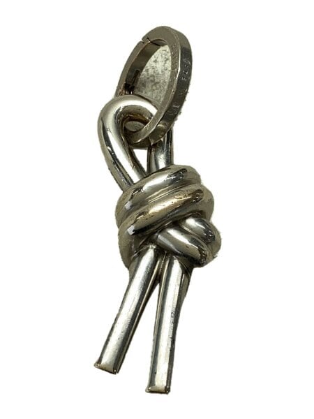 BOTTEGA VENETA(ボッテガヴェネタ) / ノットメタルキーリング/SILVER