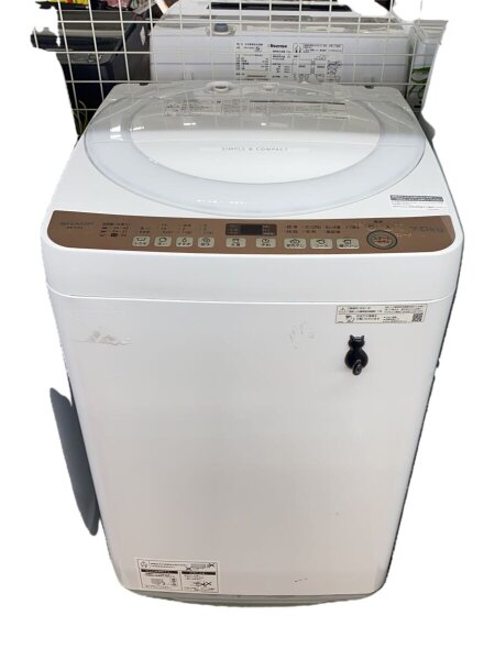 限定価格【SHARP】縦型洗濯機 7kg ES-T713
