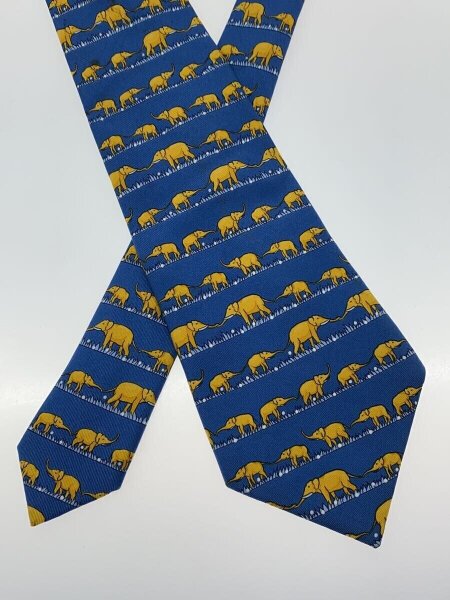 HERMES(エルメス) / ネクタイ/シルク/BLU/総柄/メンズ | 中古品の販売