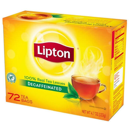 Lipton 4100000290, Individually Wrapped Decaffeniated Black Tea