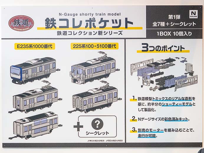 トミーテック，新シリーズ「鉄コレポケット」を発表｜鉄道ニュース