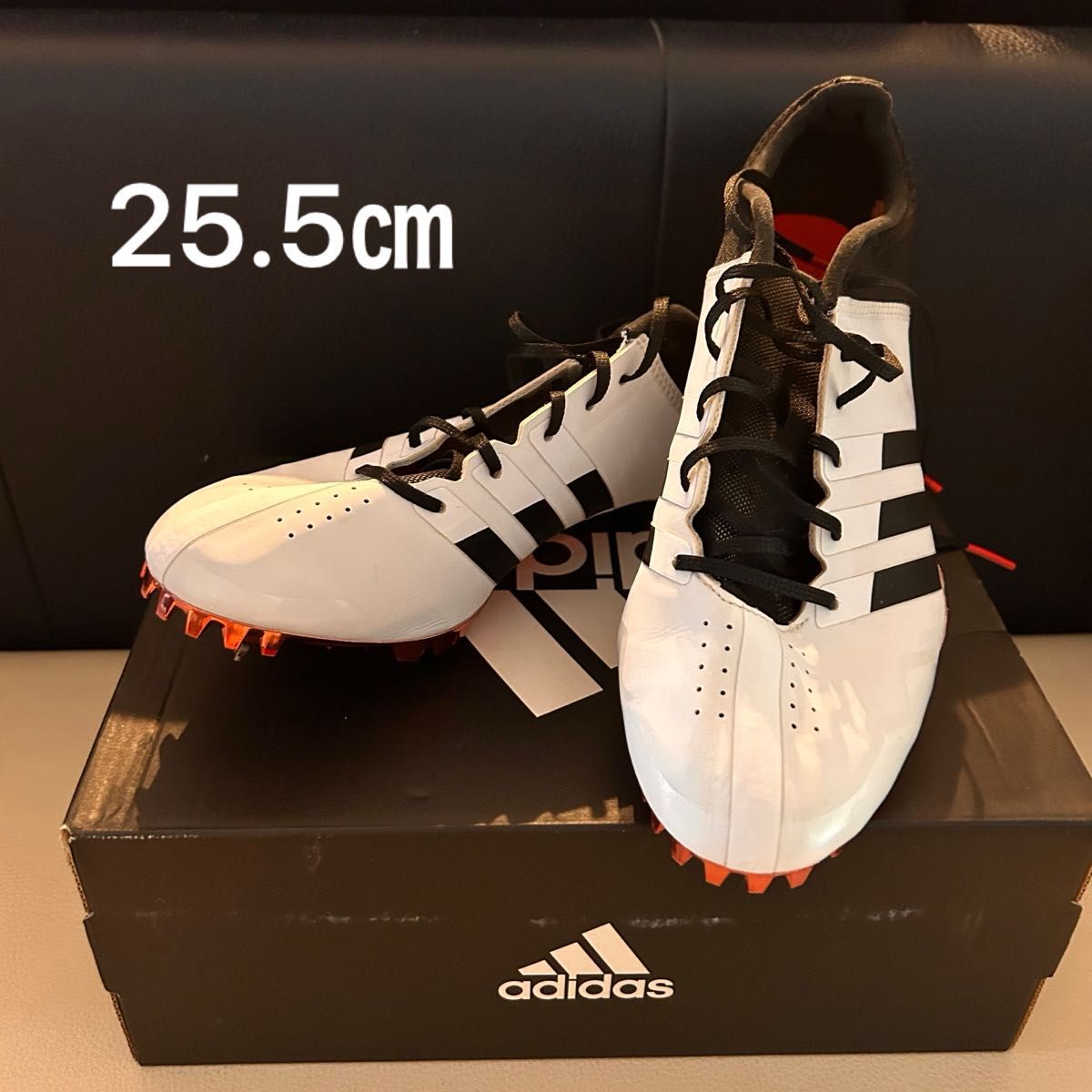 アディダス adidas 短距離 陸上スパイク 25.5㎝ アディゼロ フィネス